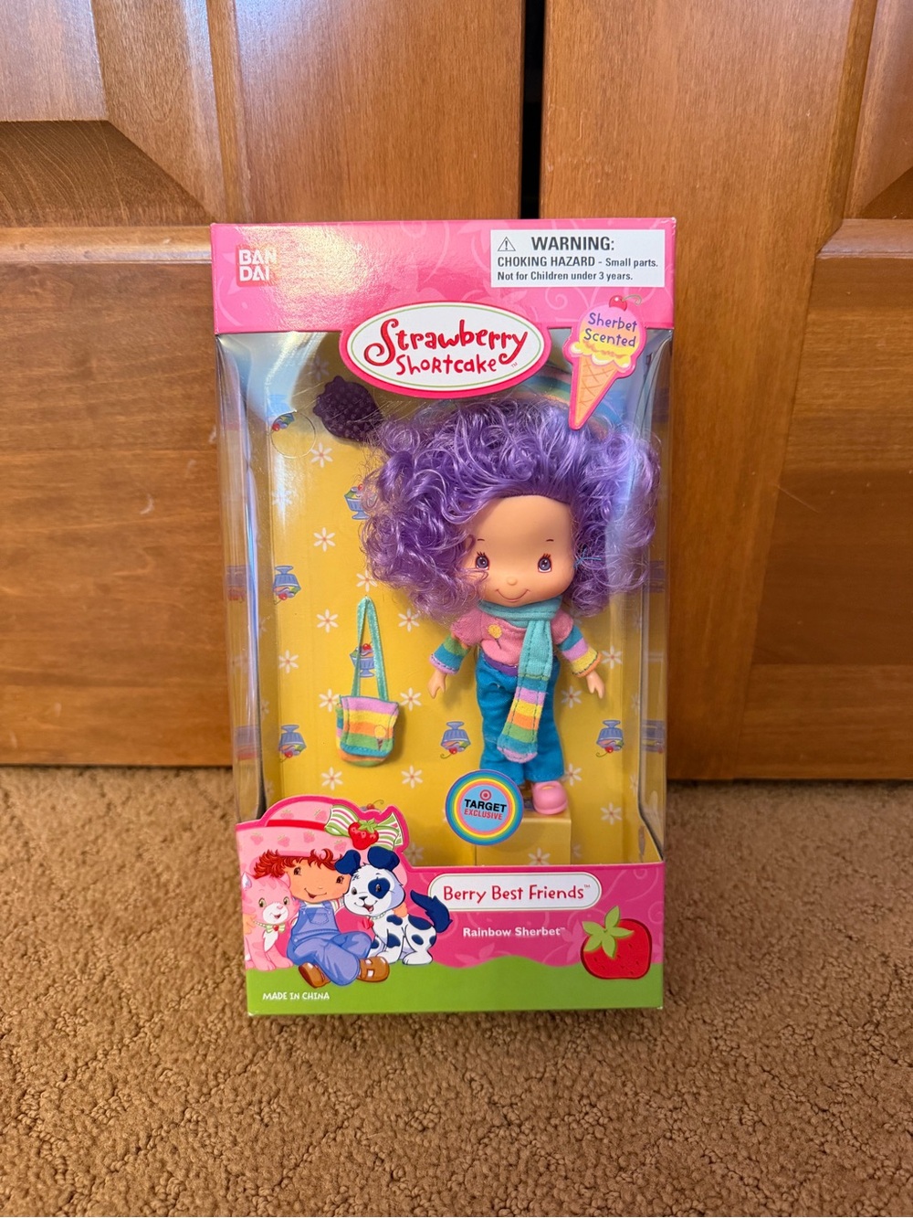 Strawberry Shortcake Rainbow Sherbet Berry Best Friends 2004 Ban Dai NIB